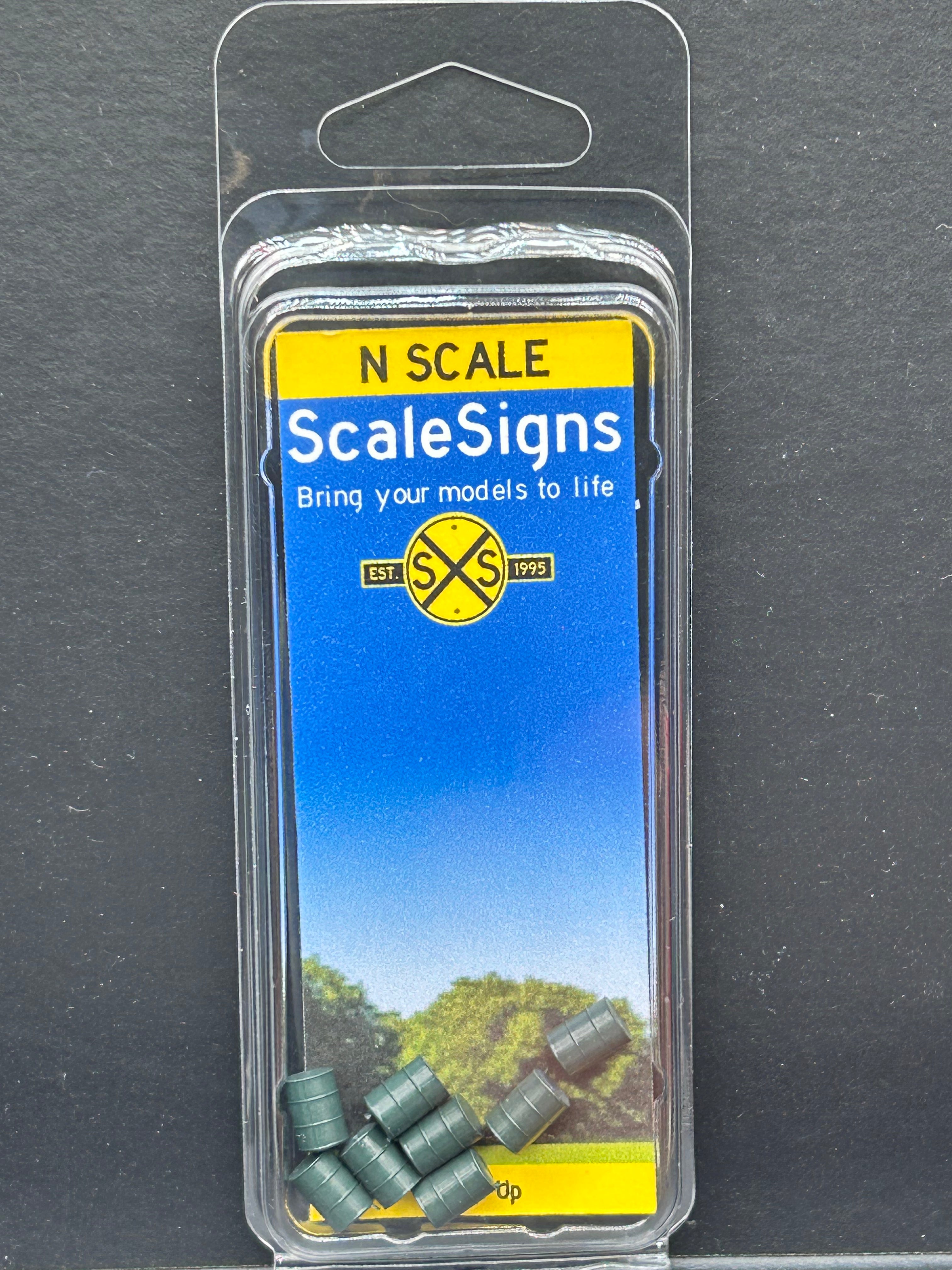 Scale Detailed Model Street and Railroad Signs in 1:87 HO – ScaleSigns.com
