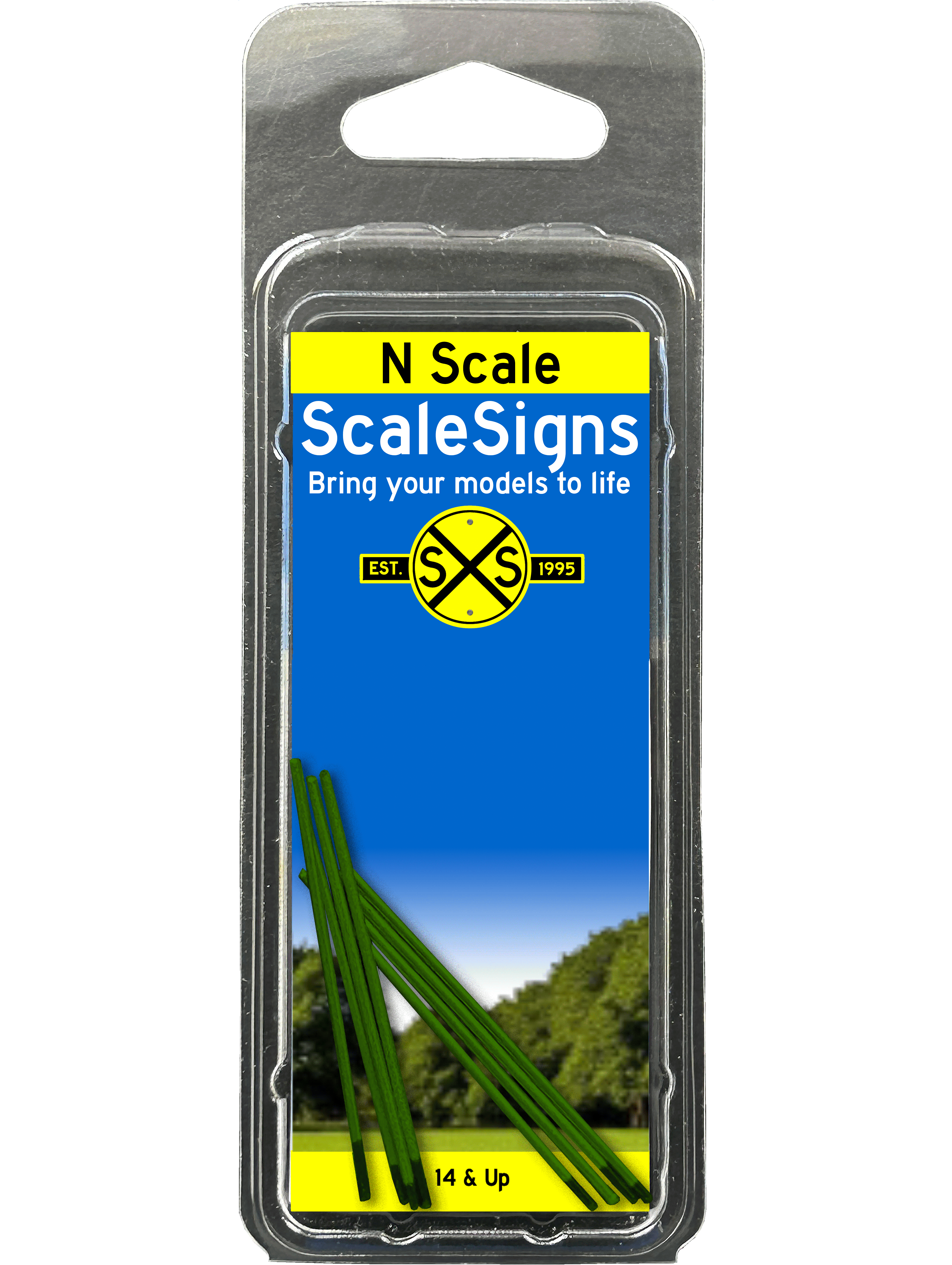 Scale Detailed Model Street and Railroad Signs in 1:160 N Scale ...