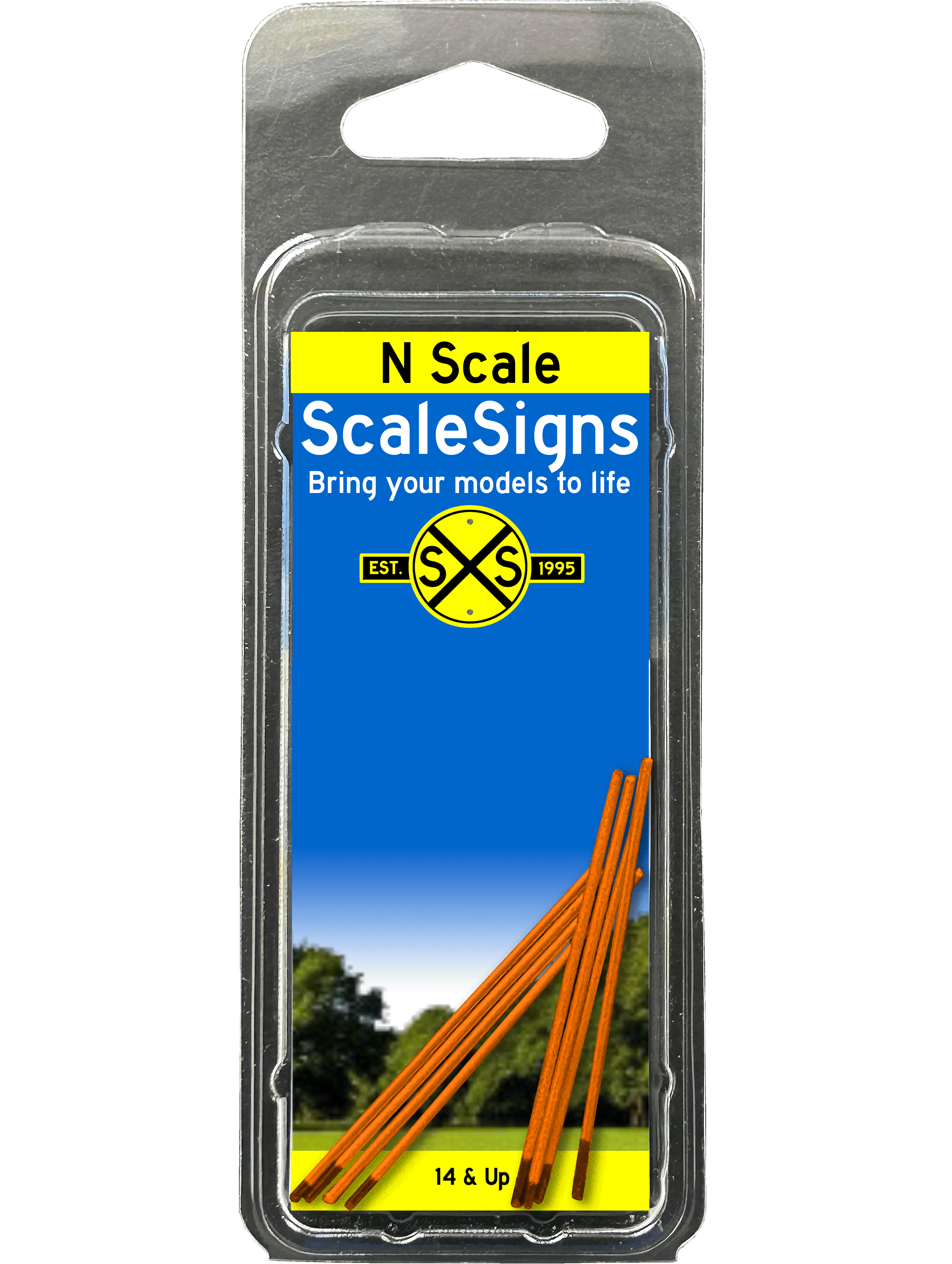 Scale Detailed Model Street and Railroad Signs in 1:160 N Scale ...