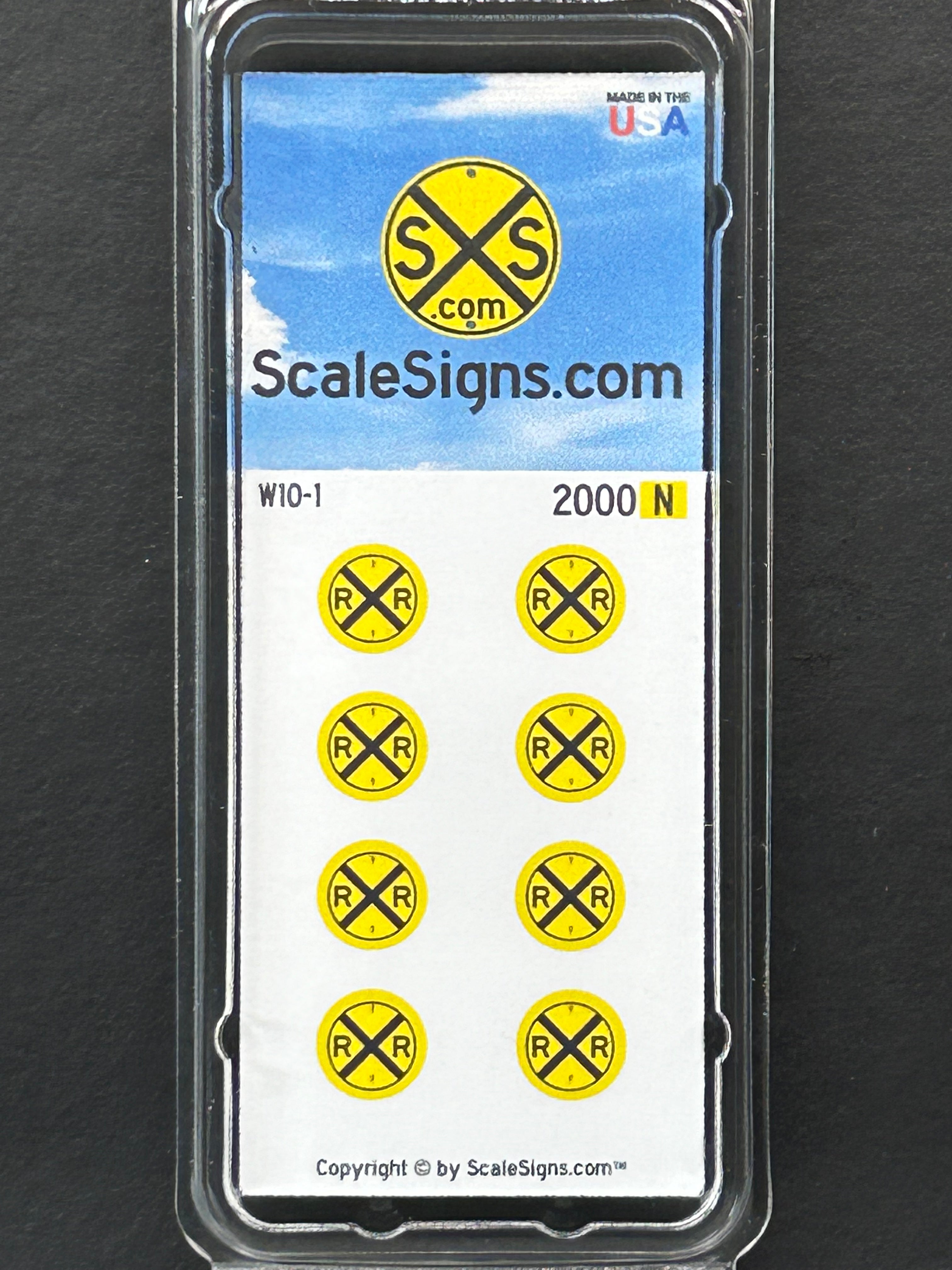 Scale Detailed Model Street and Railroad Signs in 1:160 N Scale ...