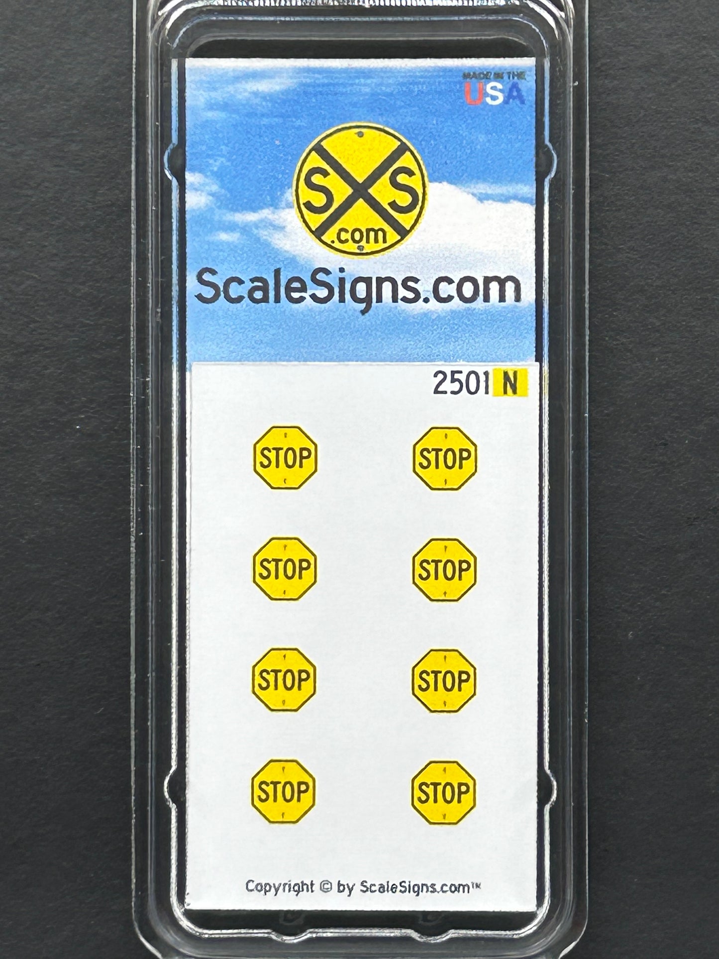 Scale Stop Sign 🟡 Prohibited – ScaleSigns.com