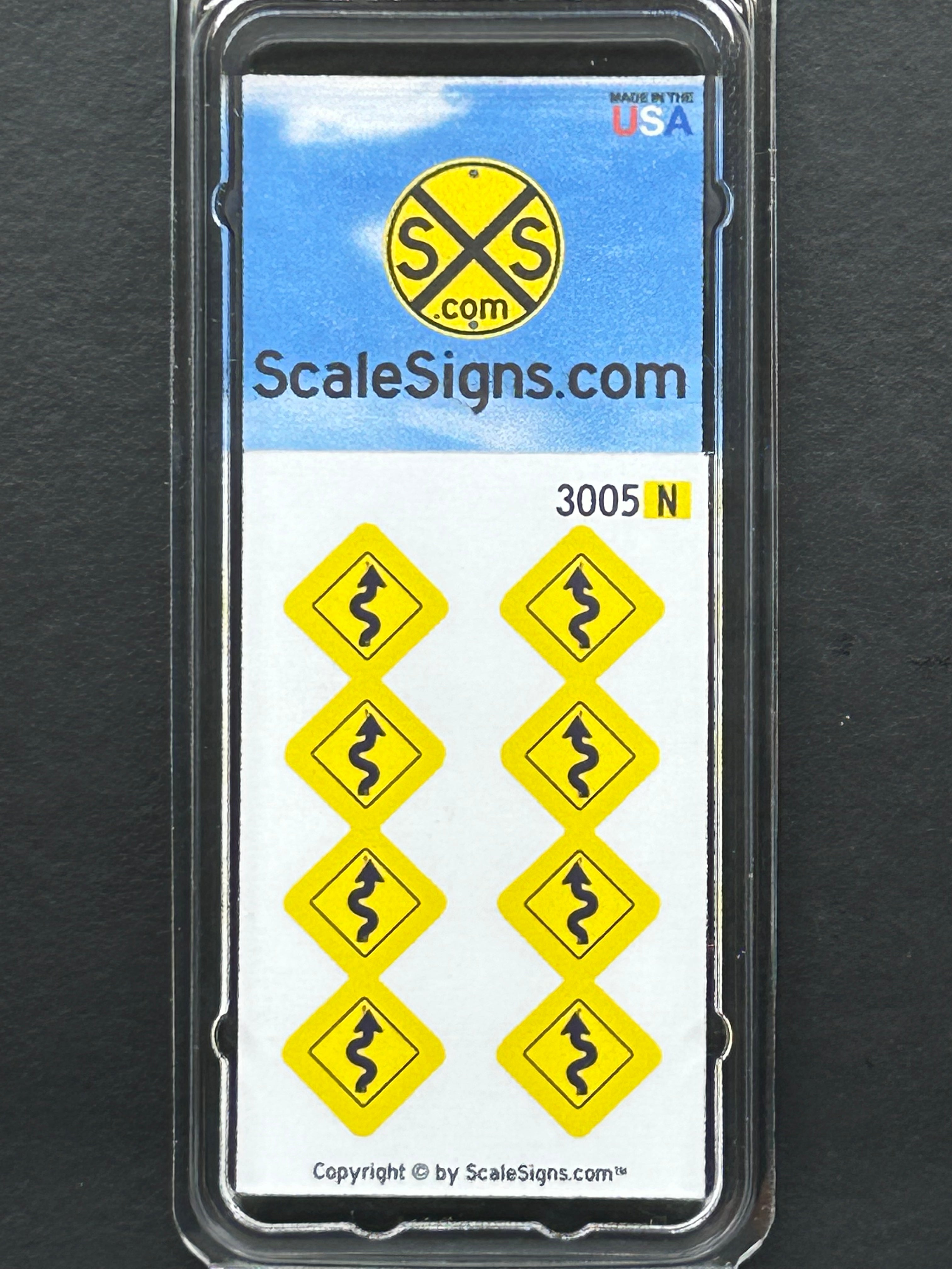 Scale Detailed Model Street and Railroad Signs in 1:160 N Scale ...