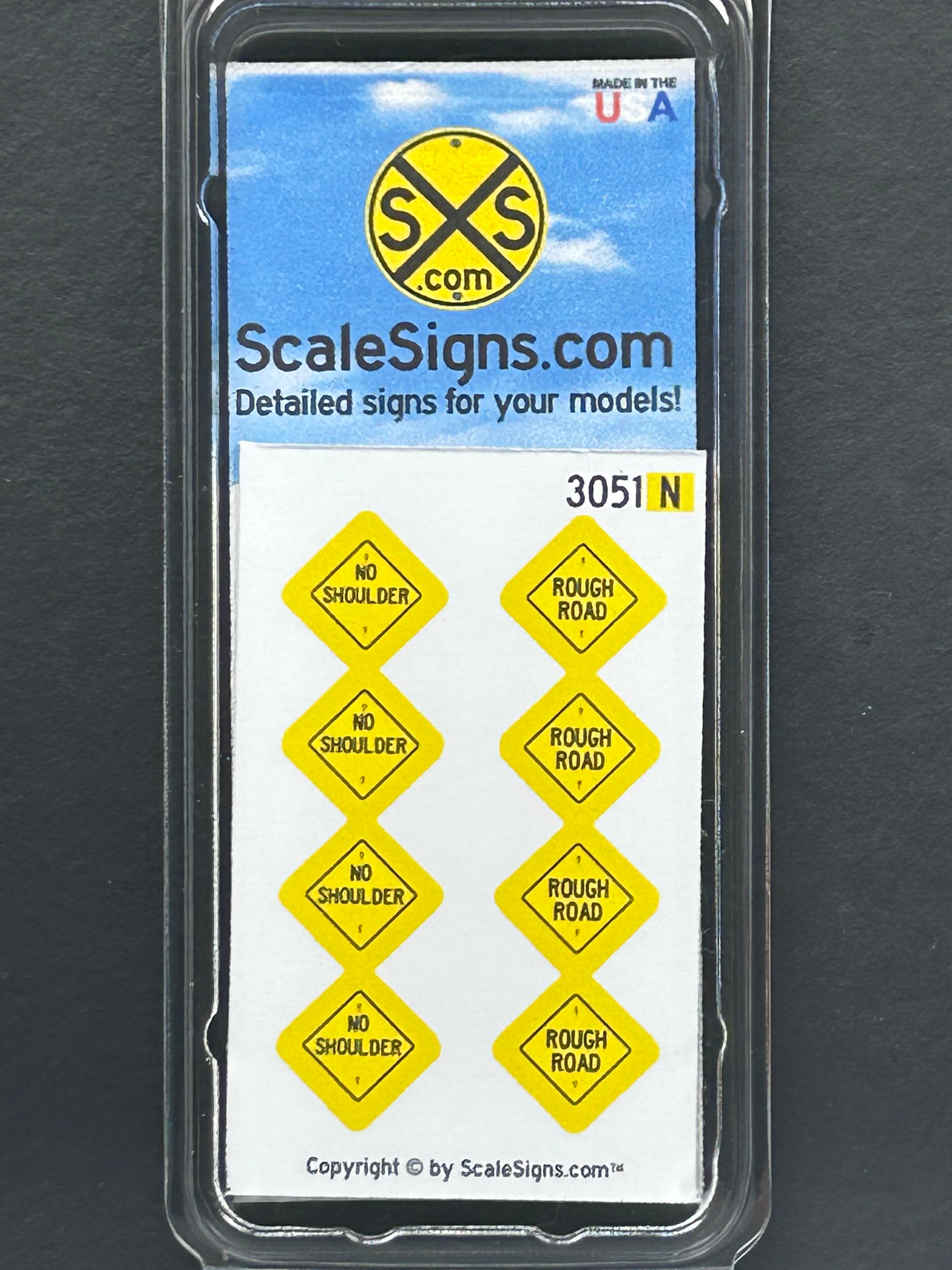 Scale Detailed Model Street and Railroad Signs in 1:160 N Scale ...