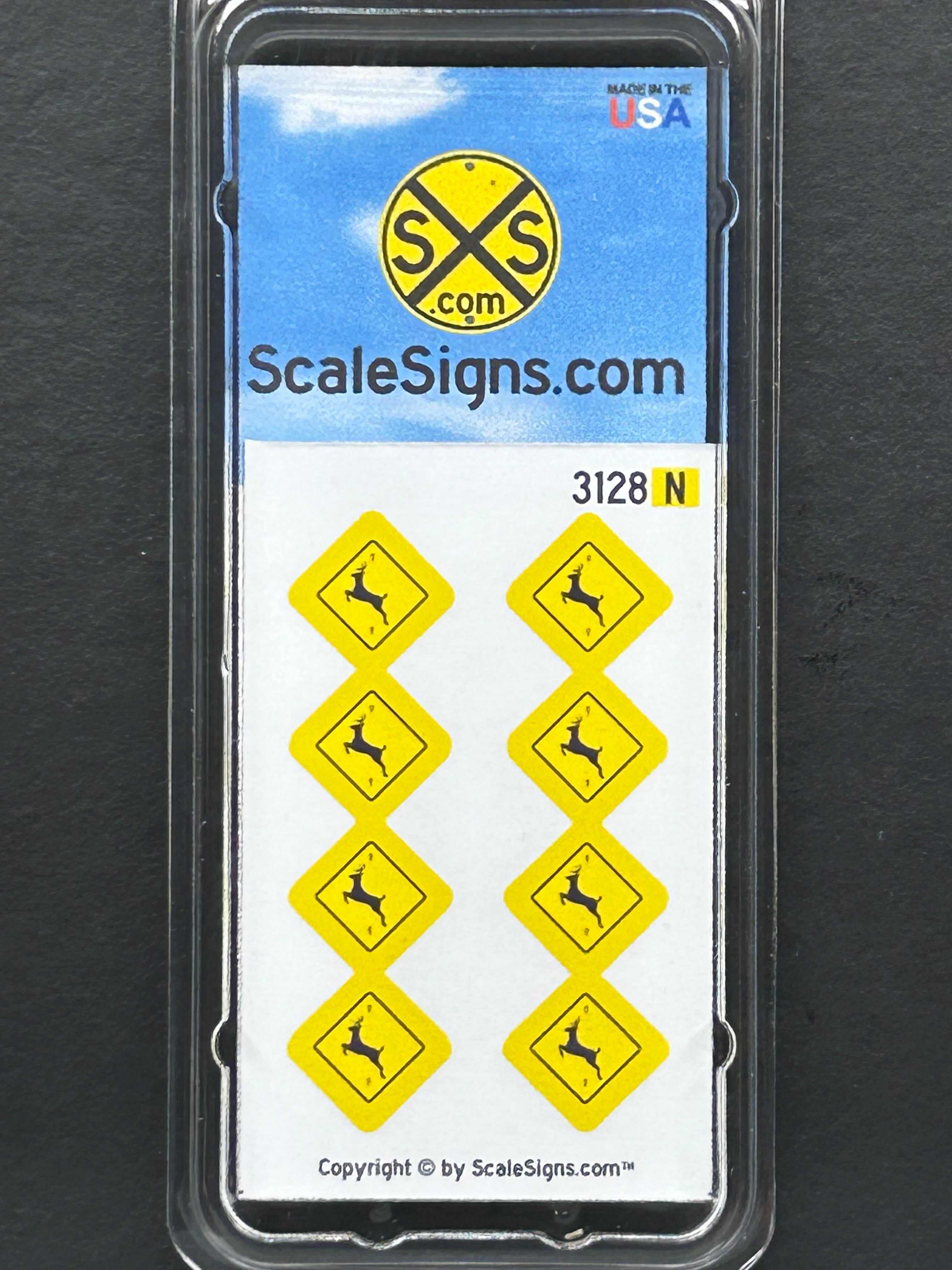 Scale Rider Sign Scale Detailed Model Street and Railroad Signs in 1:160 N Scale ...