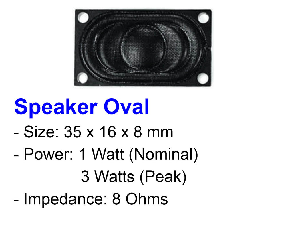 🟢  Speaker, Oval 8-Ohm