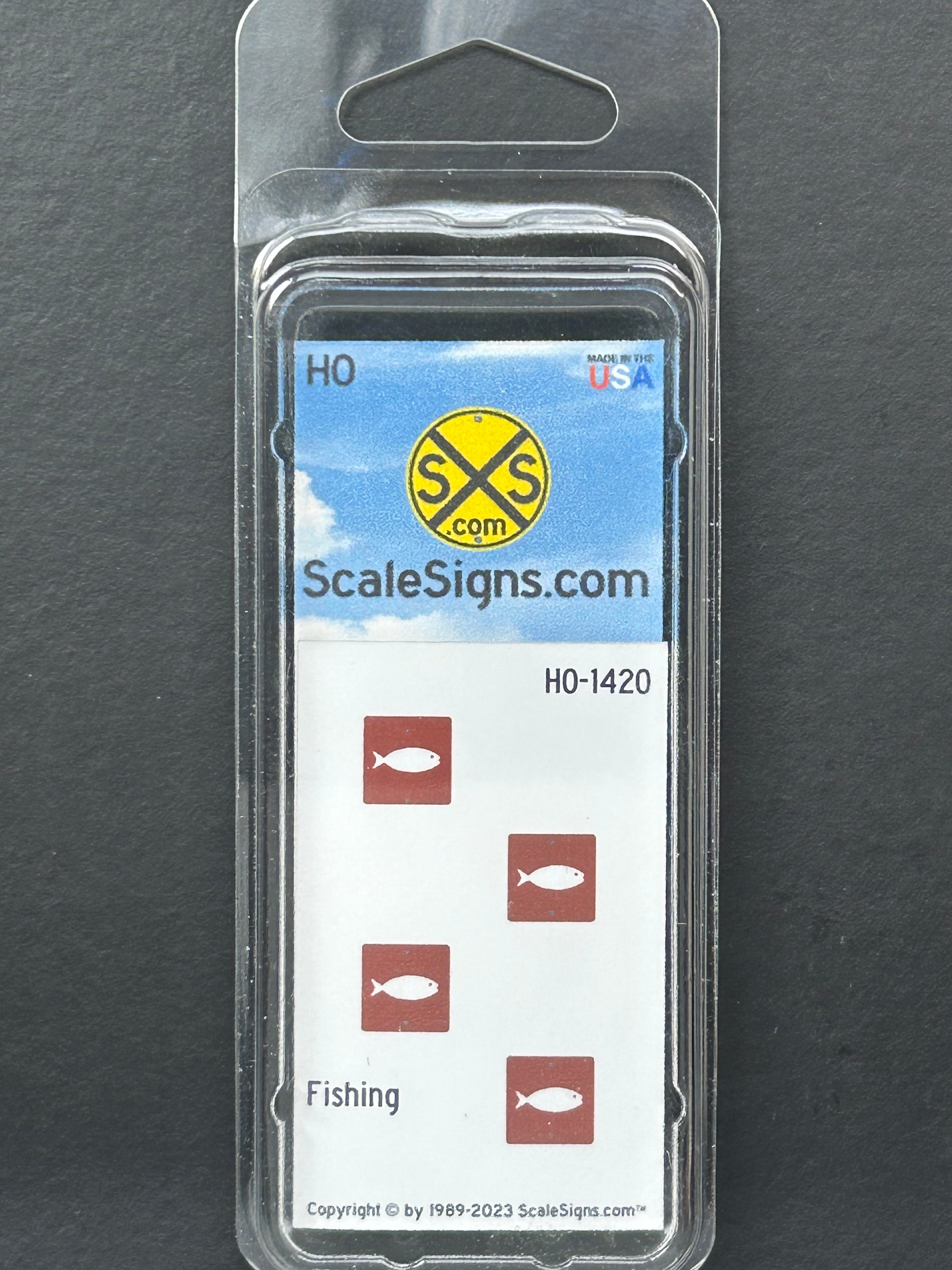 1:87 HO Scale signs.
