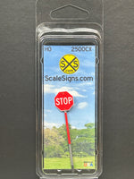 HO-2500-CX / Stop Sign + Red Sim. Reflection Strip