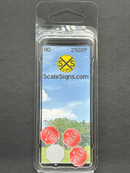 HO-2502-P / Stop Sign with Cat Eyes v1