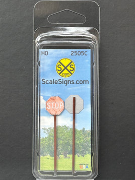 HO-2505-C / Stop Signs Faded