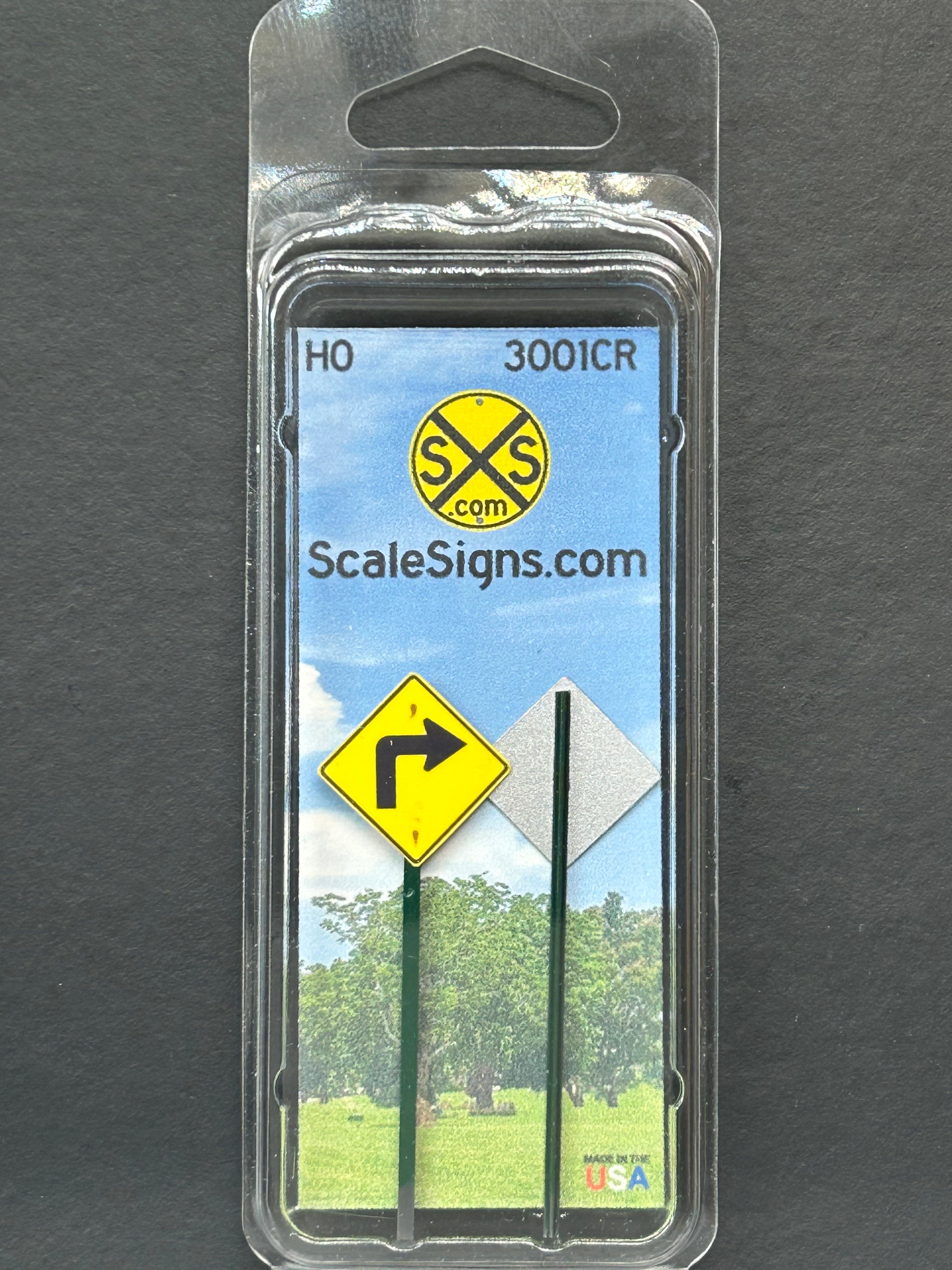 Scale Detailed Model Street and Railroad Signs in 1:87 HO – ScaleSigns.com