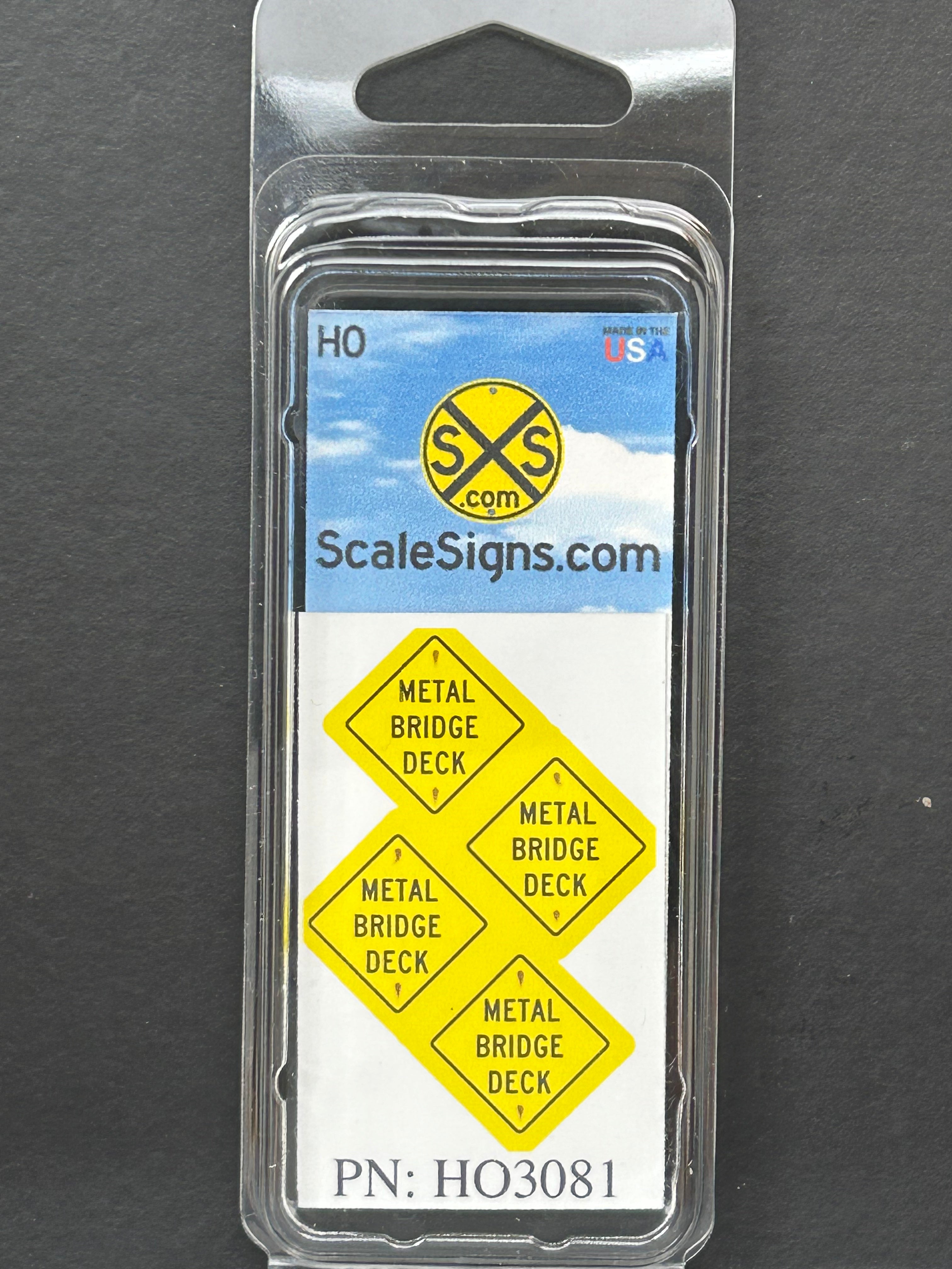 🟢 Metal Bridge Deck – ScaleSigns.com