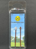 HO-2103-C-v25 / Railroad Speed Limit 25 white