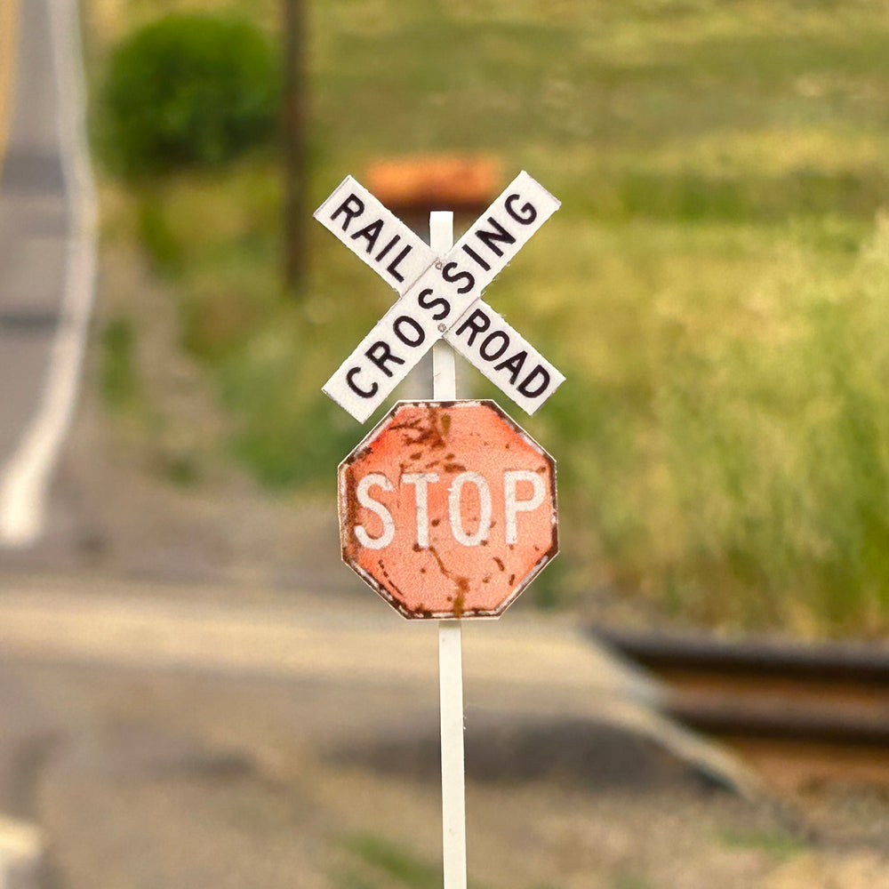 
                      
                        🟢 Crossbuck + Stop Sign
                      
                    