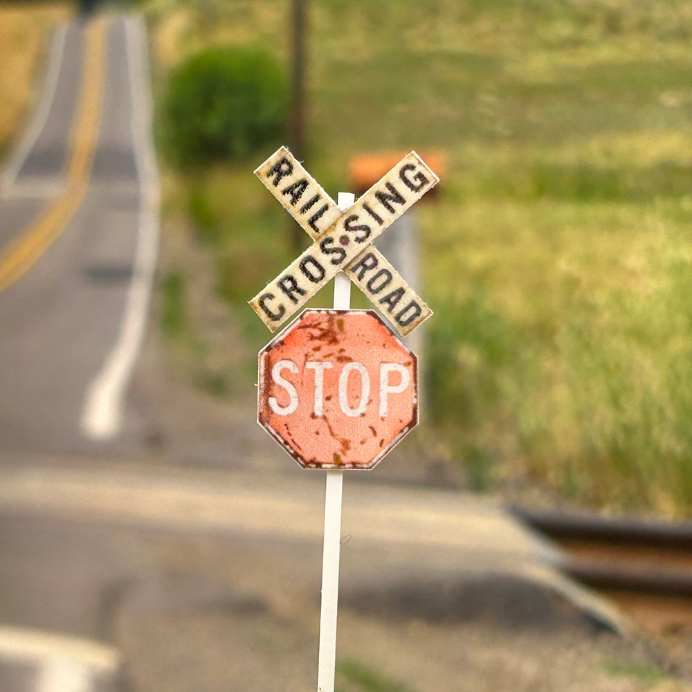 
                      
                        🟢 Crossbuck + Stop Sign
                      
                    