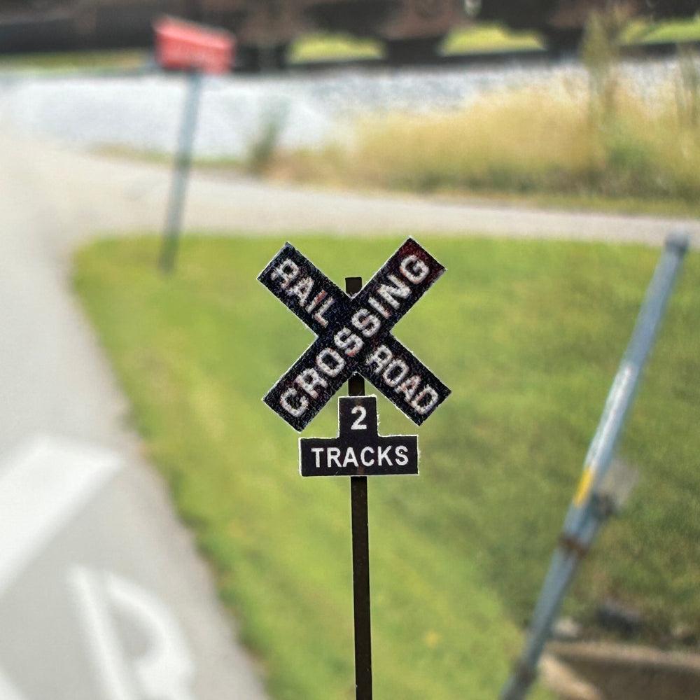 
                      
                        🟢 Crossbuck + 2 Tracks
                      
                    