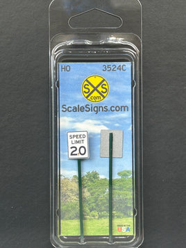 HO-3524-C / Speed Limit 20 mph