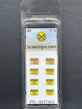 HO-7104 / Keep Closed + Hazard Material Storage