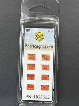 HO-7152 / Do Not Enter + Keep Hands Clear